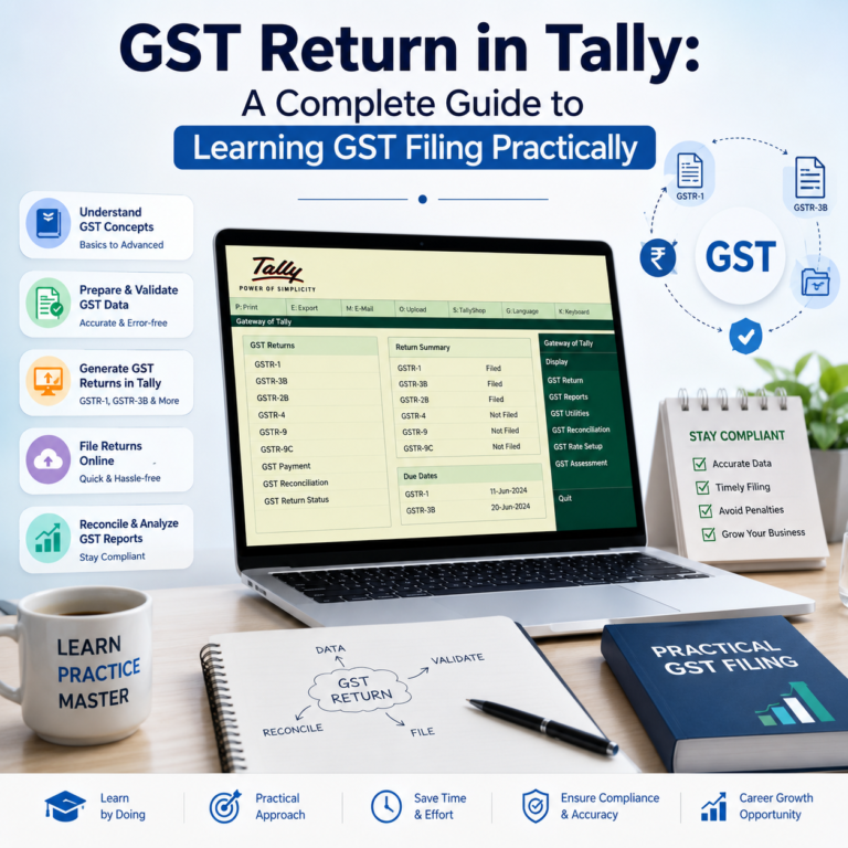 GST Return in Tally: A Complete Guide to Learning GST Filing Practically
