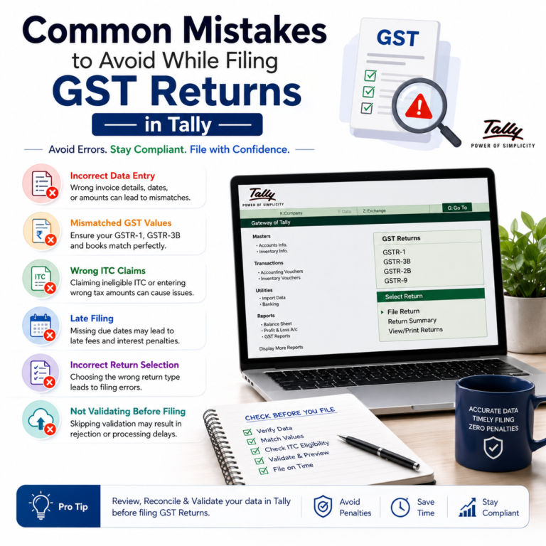 Common Mistakes to Avoid While Filing GST Returns in Tally